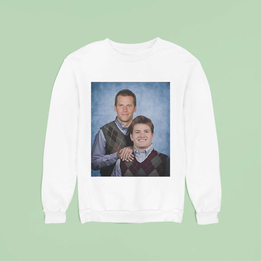 Tom Brady Rookie Nfl Drake Maye Step Brothers Sweatshirt Tom Brady Rookie Nfl Drake Maye Step Brothers Sweatshirt
