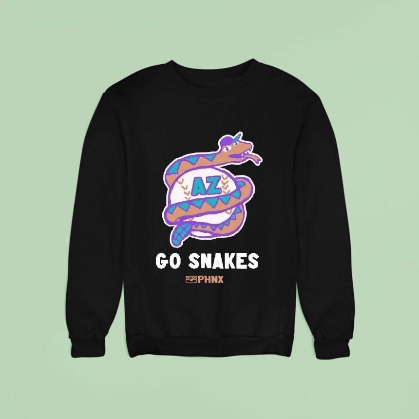Top Go Snake Arizona Diamondbacks Sweatshirt Top Go Snake Arizona Diamondbacks Sweatshirt