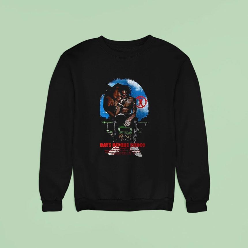Travis S Days Before Rodeo Figure Graphic Vintage Sweatshirt Travis S Days Before Rodeo Figure Graphic Vintage Sweatshirt