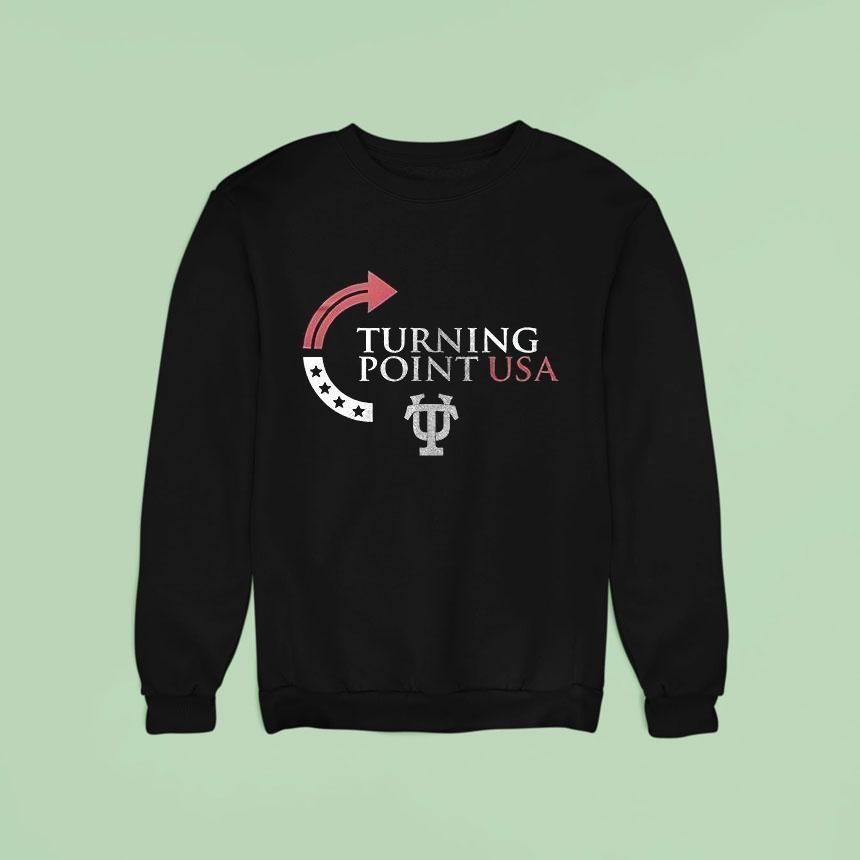 Tulane Green Wave X Tulane University X Charlie Kirk Turning Point Usa Logo Sweatshirt Tulane Green Wave X Tulane University X Charlie Kirk Turning Point Usa Logo Sweatshirt