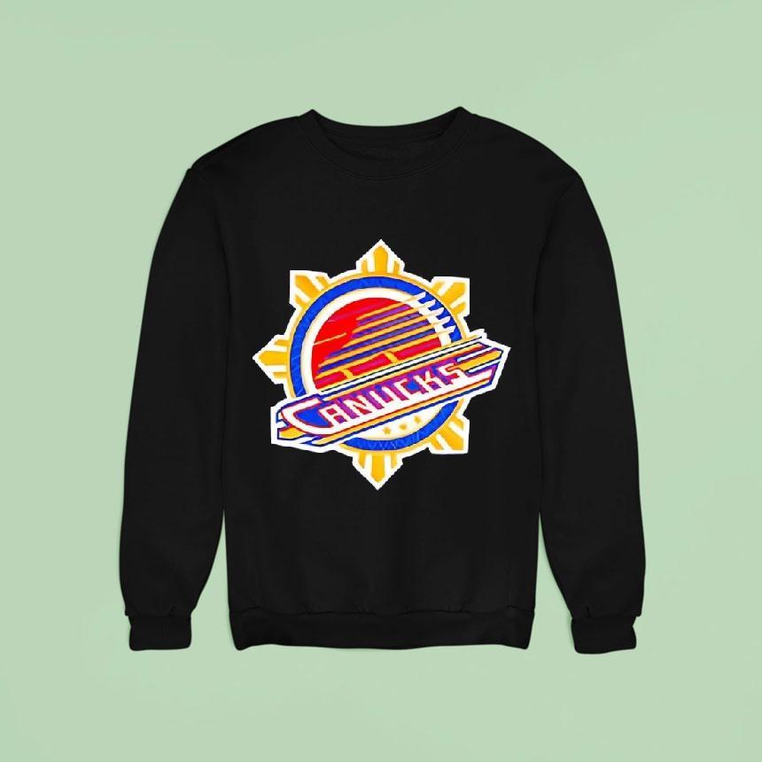 Vancouver Canucks Inaugural Filipino Heritage Night Logo Sweatshirt Vancouver Canucks Inaugural Filipino Heritage Night Logo Sweatshirt