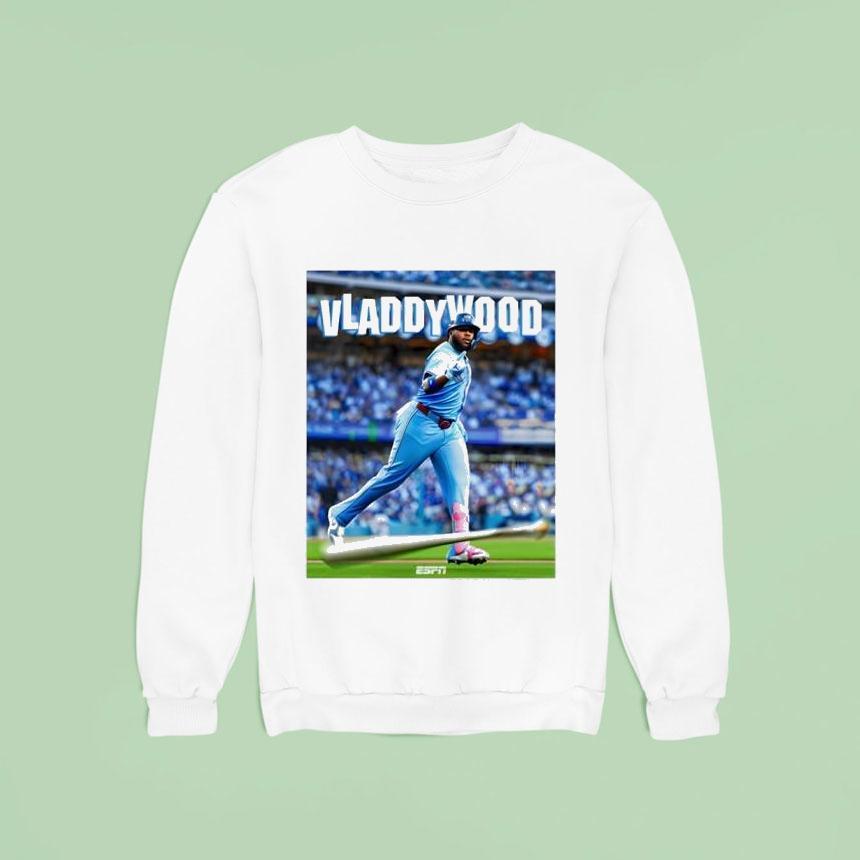 Vladdywood Vladimir Guerrero Jr Blue Jays Graphic Sweatshirt Vladdywood Vladimir Guerrero Jr Blue Jays Graphic Sweatshirt