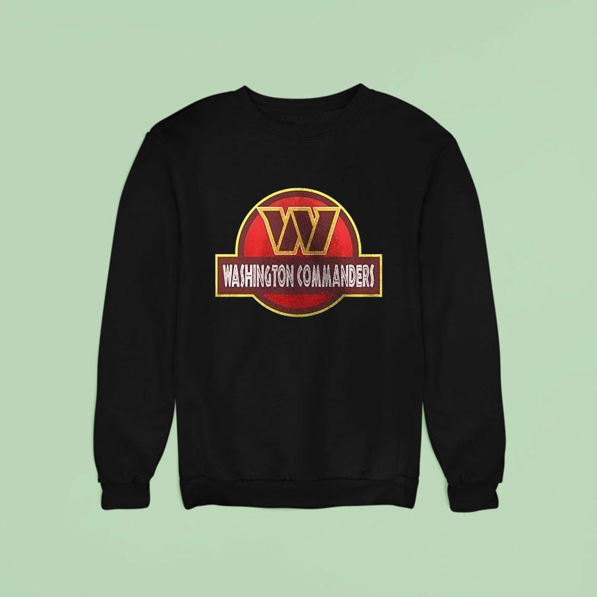 Washington Commanders X Jurassic Park Life Finds A Way Sweatshirt Washington Commanders X Jurassic Park Life Finds A Way Sweatshirt
