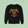 Washington Commanders X Metallica M World Tour Sweatshirt