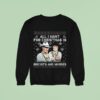 Western Cowboys All I Want For Christmas Is Biscuits And Whores Ugly Holiday Sweatshirt