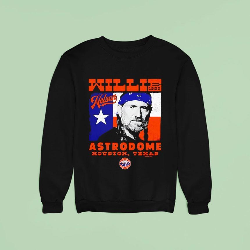 Willie Nelson X Houston Astros Astrodome Vintage Sweatshirt Willie Nelson X Houston Astros Astrodome Vintage Sweatshirt