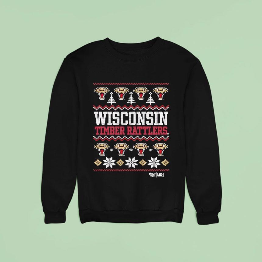 Wisconsin Timber Rattlers Holiday Christmas Sweatshirt Wisconsin Timber Rattlers Holiday Christmas Sweatshirt