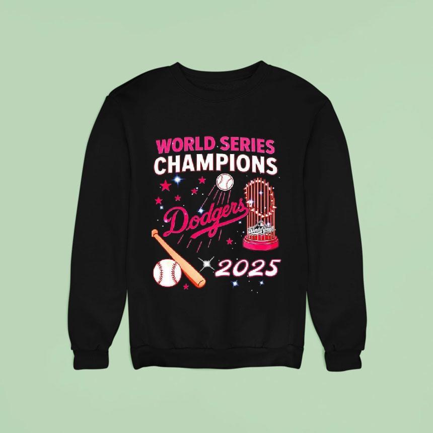 World Series Champions Dodgers Commemorative Graphic Sweatshirt World Series Champions Dodgers Commemorative Graphic Sweatshirt