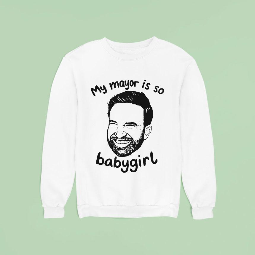 Zohran Mamdani My Mayor Is So Babygirl Sweatshirt Zohran Mamdani My Mayor Is So Babygirl Sweatshirt
