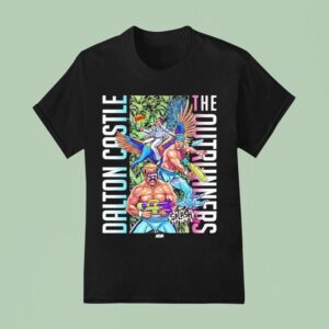 Aew Dalton Castle The Outrunners Splash Graphic T Shirt
