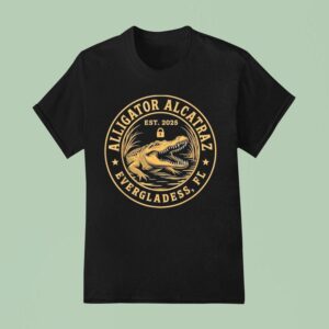 Alligator Alcatraz Florida Everglades Parody Est T Shirt