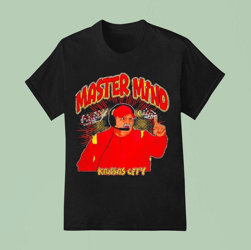 Andy Reid Mastermind Kansas City Chiefs Quarterback T Shirt