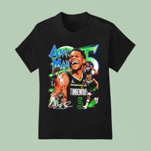 Anthony Edwards Minnesota Timberwolves Ant Man Nba Graphic T Shirt