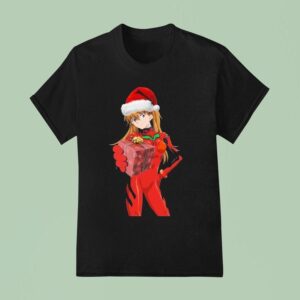 Asuka Langley Soryu Evangelion Christmas Gif T Shirt