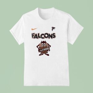 Atlanta Falcons X Taz Looney Tunes Harley Davidson T Shirt