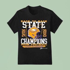 Avon Eagles Back To Back Straight Swc Championships T Shirt