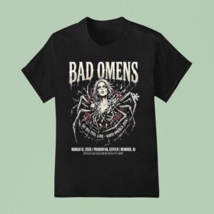 Bad Omens Do You Feel Love North America Event At Prudential Center On March Newark Nj Spider T Shirt