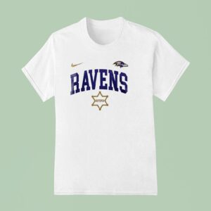 Baltimore Ravens Nypd Th Anniversary Logo T Shirt