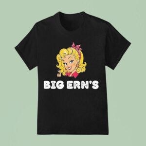 Big Ern S Blonde Pinup Face Retro T Shirt