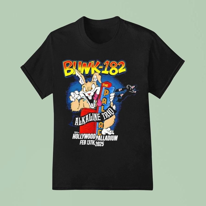 Biwk Alkaline Trio Hollywood Palladium Feb Th T Shirt