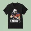 Bo Nix College Football Fan Bo Knows Parody T Shirt
