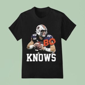 Bo Nix College Football Fan Bo Knows Parody T Shirt