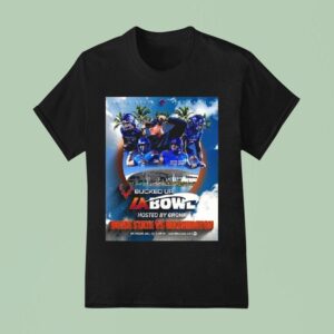 Boise State Broncos Vs Washington Huskies Bucked Up La Bowl Hosted By Gronk On December T Shirt
