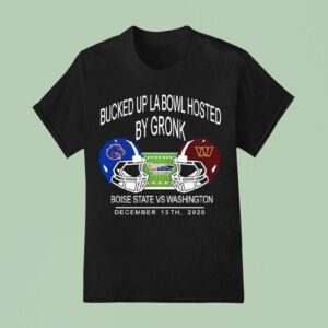 Boise State Football Vs Washington Foolball Bucked Up La Bowl Hosted By Gronk At Sofi Stadium In Inglewood Ca On December Helmet Unisex T Shirt