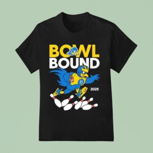 Bowl Bound Delaware Blue Mascot Bowlings T Shirt