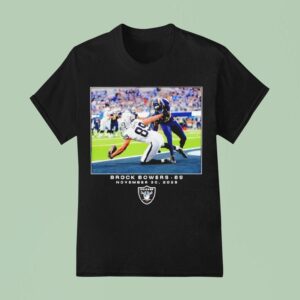 Brock Bowers Las Vegas Raiders Nfl Flash Features Week Big And Tall T Shirt