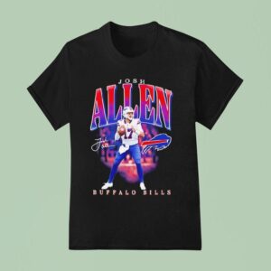 Buffalo Bills Josh Allen Player Hype Signatures Graphic T Shirt