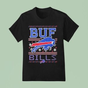 Buffalo Bills Nfl Holiday Ugly Christmas T Shirt