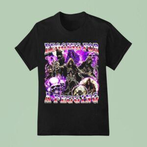 Buy Begging For A Pegging Skeletal Figures Graphic T Shirt