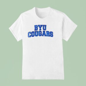 Byu Cougars I Was Born With My Heart On My Sleeve A Fire In My Soul T Shirt