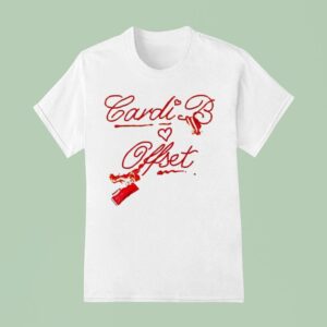Cardi B Offset French Fry Hear T Shirt