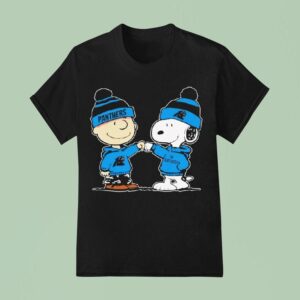 Carolina Panthers Snoopy And Charlie Brown Best Friends T Shirt