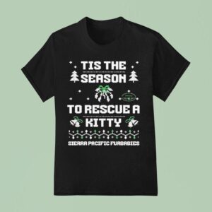 Catman Loop Tis The Season To Rescue A Kitty Sierra Pacific Furbabies Ugly Christmas T Shirt