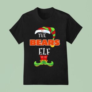Chicago Bears Christmas Elf T Shirt