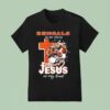 Cincinnati Bengals In My Veins Jesus In My Heart Features A Football Player Logos Cross T Shirt