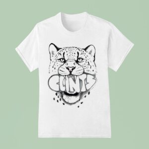Clints Inc Snow Leopard T Shirt