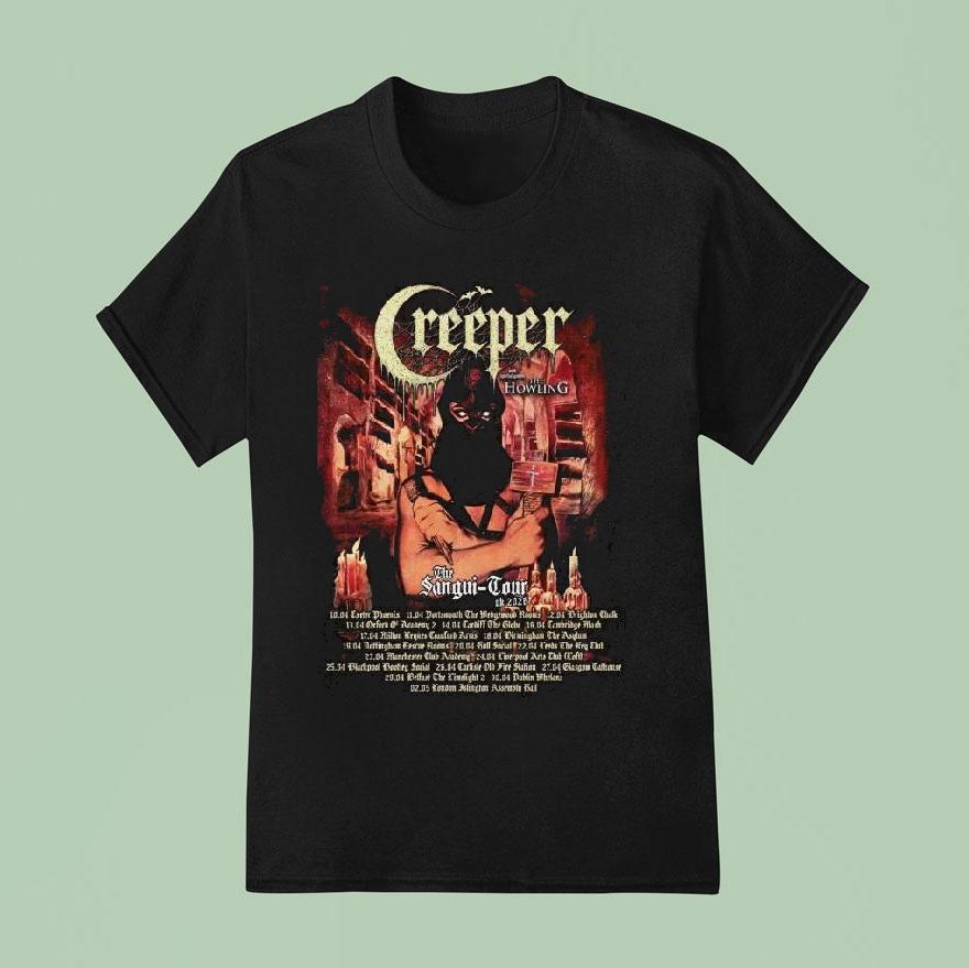 Creeper The Sangui Tour Uk T Shirt