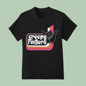 Creepy Fingers Black Aloha T Shirt