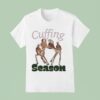 Cuffing Season Deers Kiss Christmas T Shirt