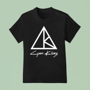 Cyan Kicks Triangle T Shirt