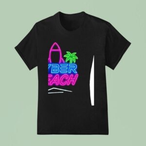 Cyber Beach Neon T Shirt