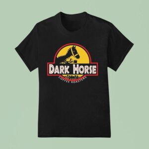 Dark Horse Coffee Roasters Jurassic San Diego Ca Horse T Shirt