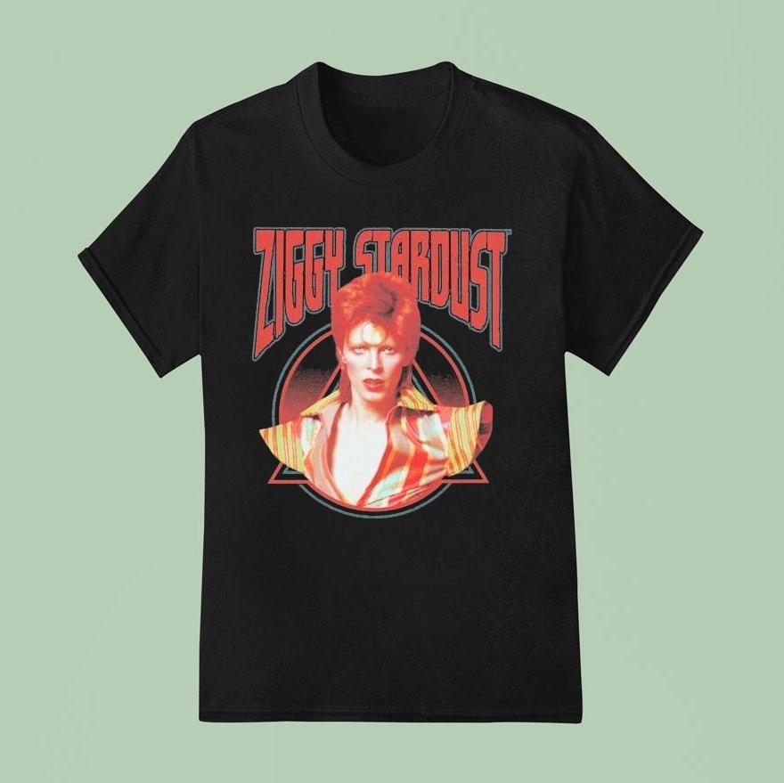 David Bowie Ziggy Stardust Photo T Shirt