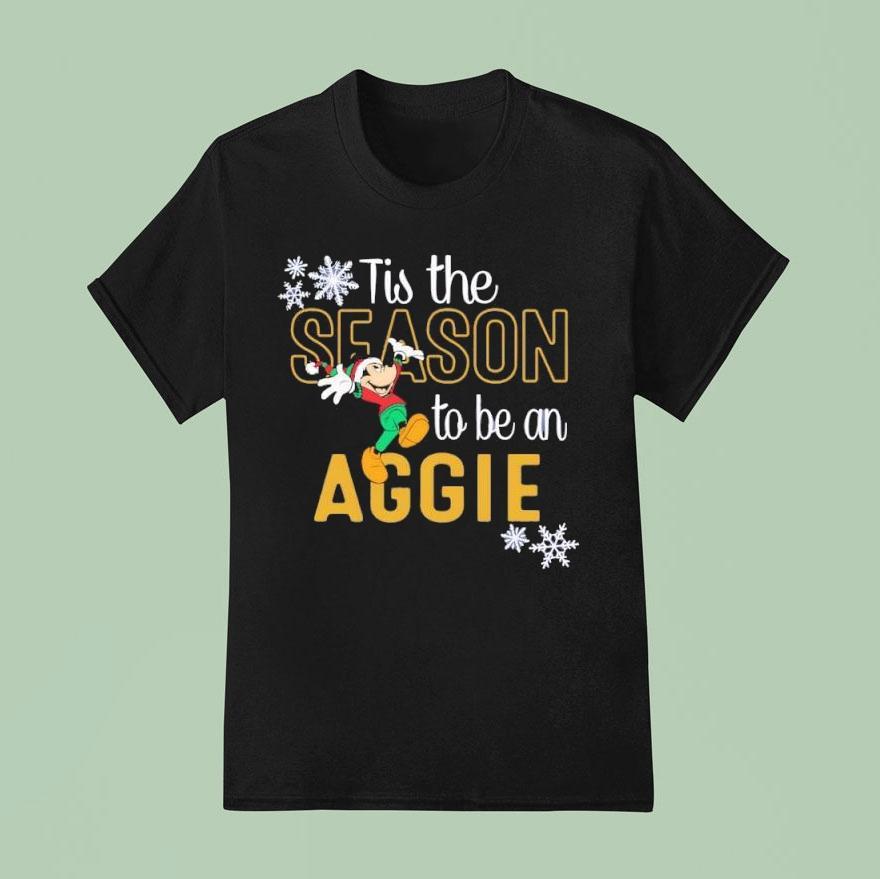 Disney Tis The Season To Be An Aggie T Shirt