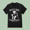 Drake Maye Rry Christmas New England Patriots Football Signature T Shirt