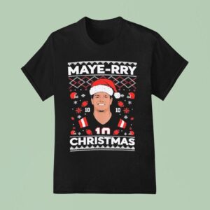 Drake Maye Rry Christmas Ugly T Shirt